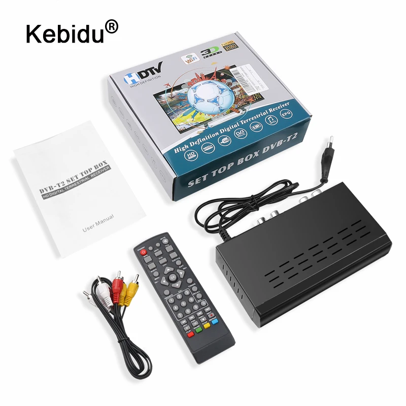 kebidu HD Digital TV Tuner Receptor M2 DVB-T/T2 Satellite Receiver MPEG DVB T2 H.264 Terrestrial TV Receiver DVB T Set Top Box
kebidu HD Digital TV Tuner Receptor M2 DVB-T/T2 Satellite Receiver MPEG DVB T2 H.264 Terrestrial TV Receiver DVB T Set Top Box