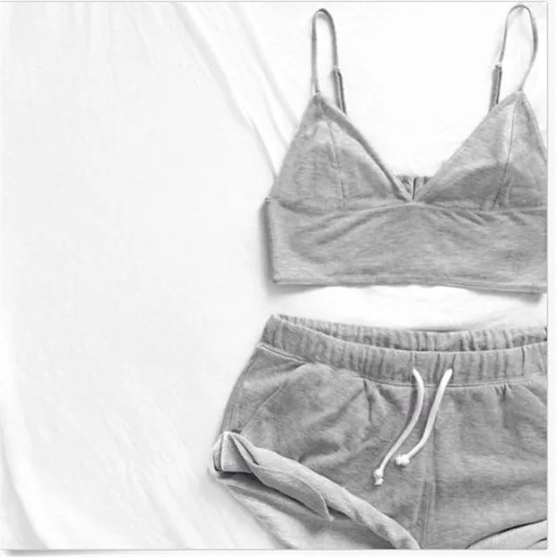 2017 New Fashion Nightwear Set Vest + Short Pants Sleepwear Womens Underwear 2PCS W03
2017 New Fashion Nightwear Set Vest + Short Pants Sleepwear Womens Underwear 2PCS W03