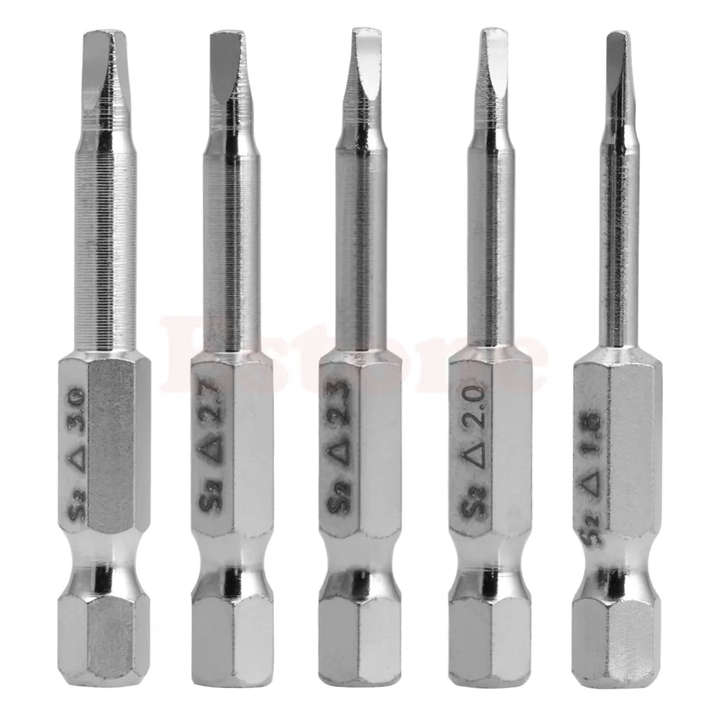 5 Pcs /Set Magnetic Triangle Head Screwdriver Bits S2 Steel 1/4 Hex Shank 50mm 'lrz
5 Pcs /Set Magnetic Triangle Head Screwdriver Bits S2 Steel 1/4 Hex Shank 50mm 'lrz