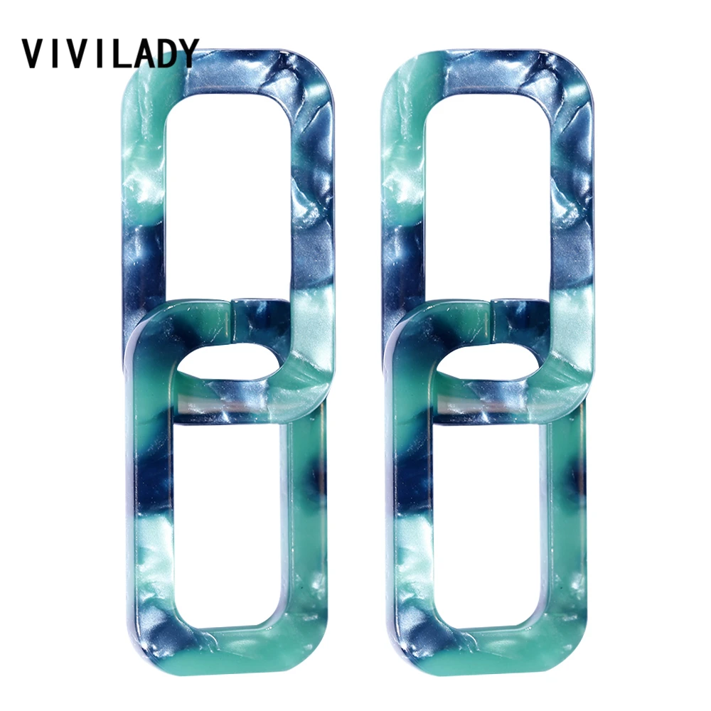VIVILADY Bohemian Square Chain Style Drop Dangle Earrings Women Leopard Acrylic Acetic Acid Tortoise Shell Bijoux Jewelry Gift
VIVILADY Bohemian Square Chain Style Drop Dangle Earrings Women Leopard Acrylic Acetic Acid Tortoise Shell Bijoux Jewelry Gift