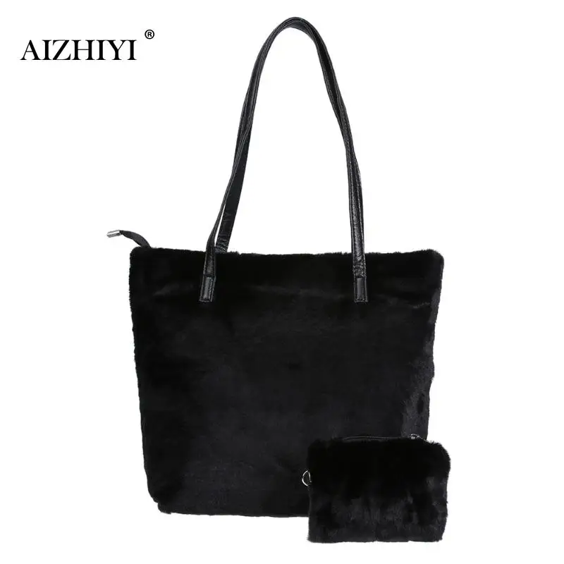 Women Fashion Soft Faux Fur Shoulder Bag Ladies Big Tote Bag Purses Handbags Female Winter Long Handle Handbag bolsos mujer
Women Fashion Soft Faux Fur Shoulder Bag Ladies Big Tote Bag Purses Handbags Female Winter Long Handle Handbag bolsos mujer