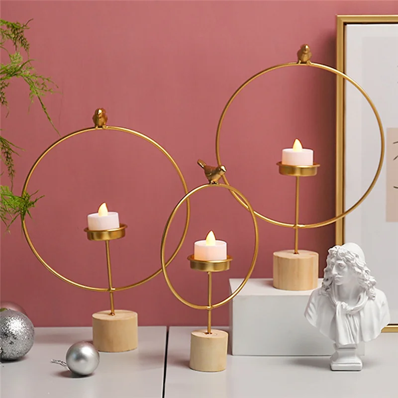 Round Candle Holder With Bird Nordic Style Iron Geometric Candle Metal Craft Decor Brackets Candlestick For Home Wedding
Round Candle Holder With Bird Nordic Style Iron Geometric Candle Metal Craft Decor Brackets Candlestick For Home Wedding