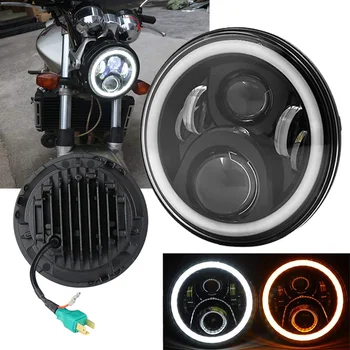 For Harley Street Glide Softail FLHX FLD Yamaha Road Star 7'' LED Projector headlight Waterproof Lights Bulb for Jeep Wrangler
For Harley Street Glide Softail FLHX FLD Yamaha Road Star 7'' LED Projector headlight Waterproof Lights Bulb for Jeep Wrangler