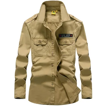 Brand 100% Cotton Long Sleeve Men Combat Military Army Shirts Cargo Shirts Uniform Men's Spring/Autumn Casual Shirts Camisa 2003
Brand 100% Cotton Long Sleeve Men Combat Military Army Shirts Cargo Shirts Uniform Men's Spring/Autumn Casual Shirts Camisa 2003