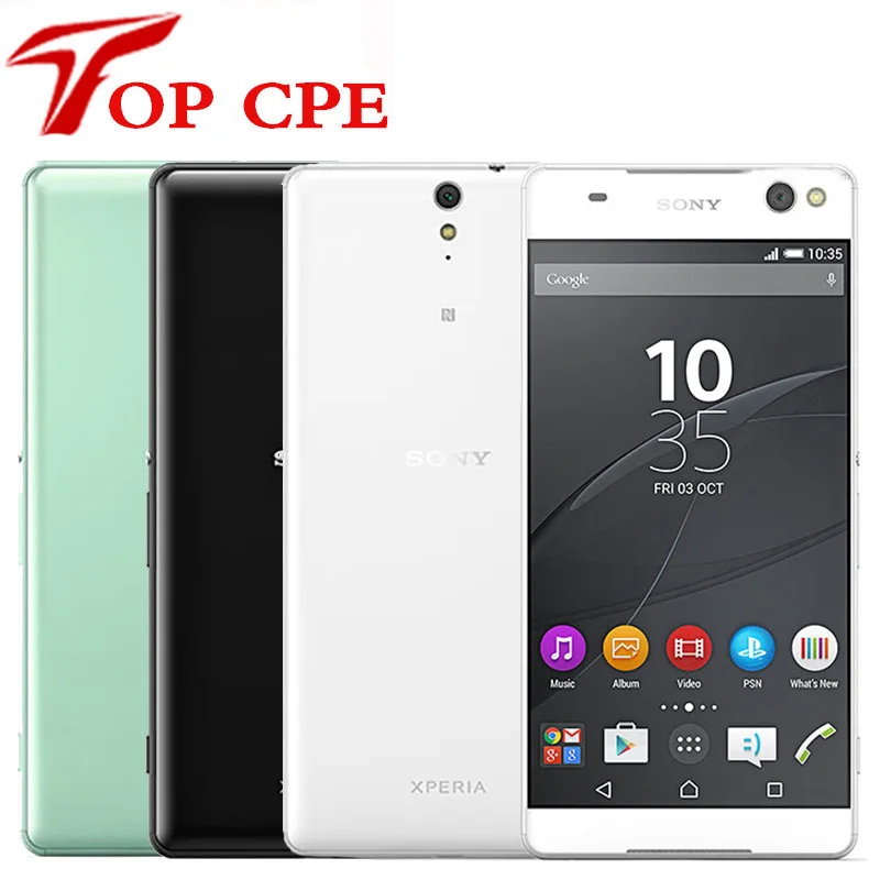 

Original Sony Xperia C5 Ultra Unlocked 2GB RAM 16GB ROM 6.0" Android Octa core 13MP Single Sim card WIFI 4G LTE Mobile Phone