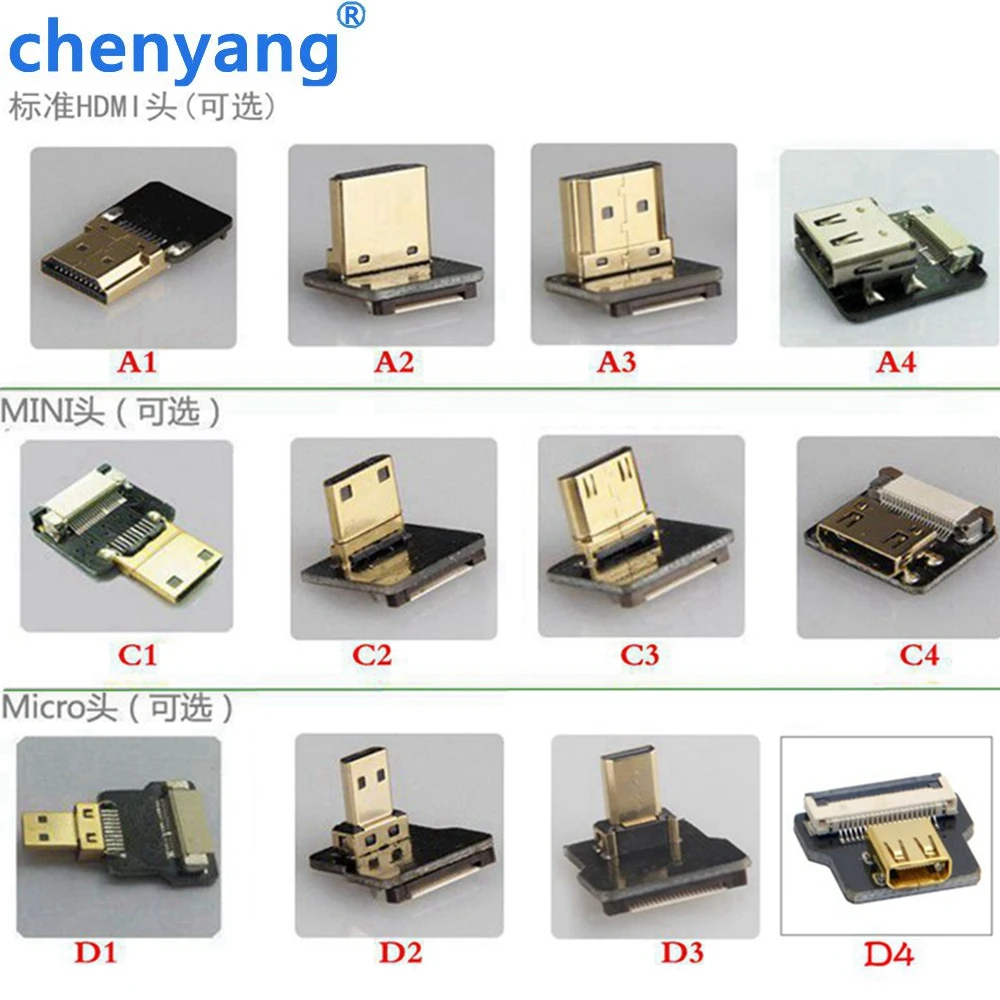FPV Micro HDMI Mini HDMI 90 degree Adapter 5cm-100cm FPC Ribbon Flat HDMI Cable Pitch 20pin for Multicopter Aerial Photography
FPV Micro HDMI Mini HDMI 90 degree Adapter 5cm-100cm FPC Ribbon Flat HDMI Cable Pitch 20pin for Multicopter Aerial Photography