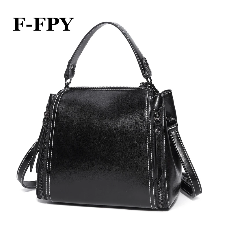 Famous Brand Design Female Bag Double Zipper Women Fashion Handbags Genuine Leather Vintage Shoulder Bags Ladies Crossbody Bags
Famous Brand Design Female Bag Double Zipper Women Fashion Handbags Genuine Leather Vintage Shoulder Bags Ladies Crossbody Bags