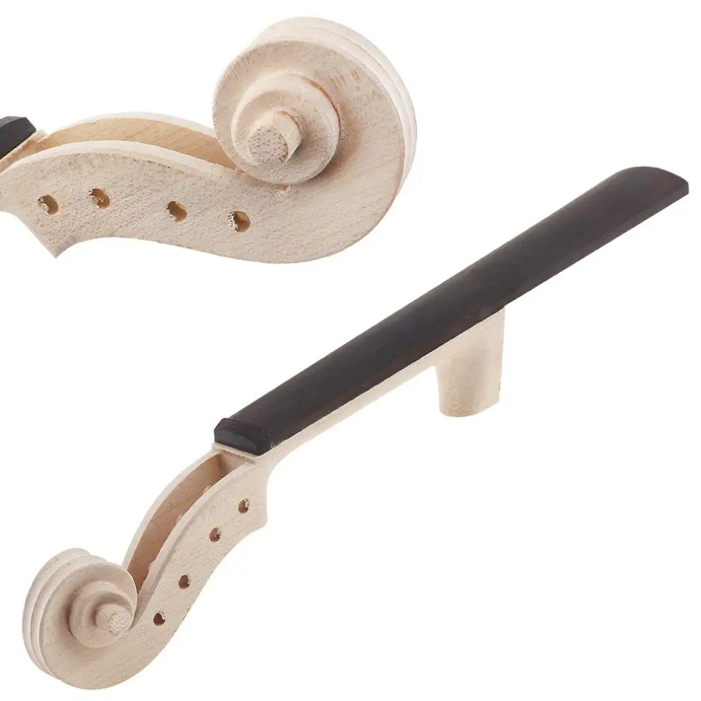 4/4 Size Universal High Quality Maple Violin Neck Ebony Fingerboard Violin DIY Kit Accessories with Hand Carved Scroll
4/4 Size Universal High Quality Maple Violin Neck Ebony Fingerboard Violin DIY Kit Accessories with Hand Carved Scroll