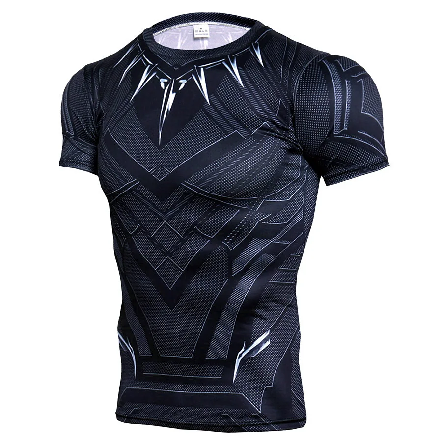 3D Black Panther Gym Sport T Shirt Running Shirt Men Short Sleeve Comression Shirt Fitness Top Tight Rashgard Male Tees
3D Black Panther Gym Sport T Shirt Running Shirt Men Short Sleeve Comression Shirt Fitness Top Tight Rashgard Male Tees