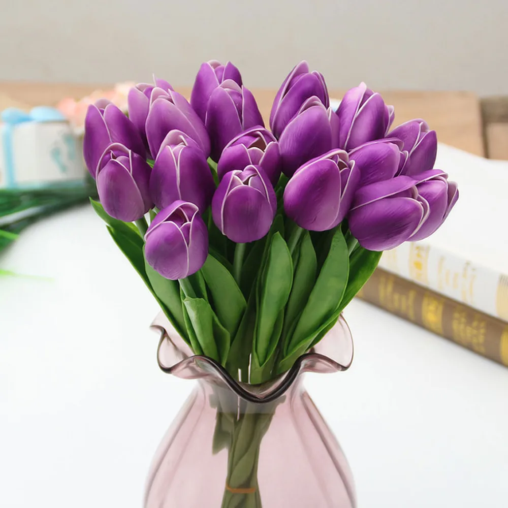 Tulip Flower 10pcs/lot Pu Mini Tulip Flower Real Touch Flower Bouquet Artificial Silk Flowers for Home Party Wedding Decoration
Tulip Flower 10pcs/lot Pu Mini Tulip Flower Real Touch Flower Bouquet Artificial Silk Flowers for Home Party Wedding Decoration
