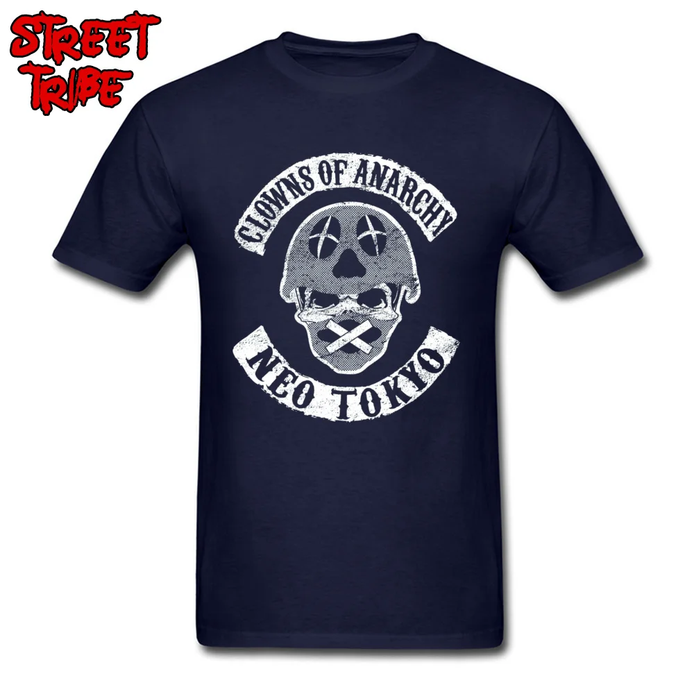 Clowns Of Anarchy Tshirt Mens Navy Blue Skulls Tees Neo Tokyo Men T Shirt Clown Gang Printed Top T-shirts Latest Streetwear
Clowns Of Anarchy Tshirt Mens Navy Blue Skulls Tees Neo Tokyo Men T Shirt Clown Gang Printed Top T-shirts Latest Streetwear