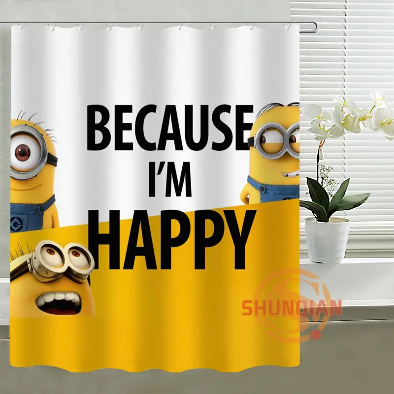 Minions custom Shower Curtain Bathroom decor High Quality Bath Curtains for Kids
Minions custom Shower Curtain Bathroom decor High Quality Bath Curtains for Kids