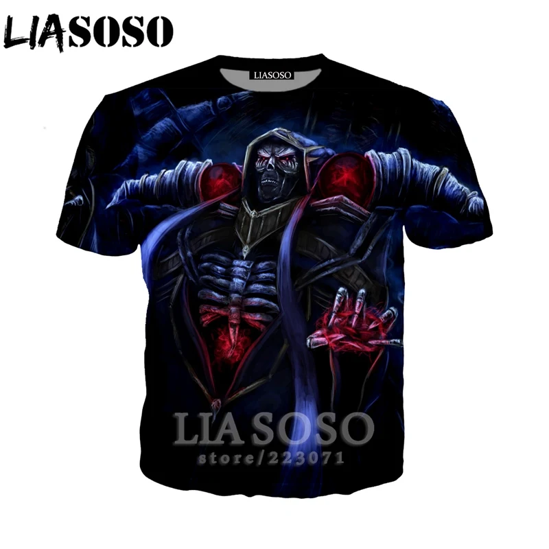 LIASOSO Summer New Fashion Sweatshirt Men Women 3D Print Anime Overlord Short Sleeve T-Shirt Unisex Casual Cute Pullover A102-02
LIASOSO Summer New Fashion Sweatshirt Men Women 3D Print Anime Overlord Short Sleeve T-Shirt Unisex Casual Cute Pullover A102-02
