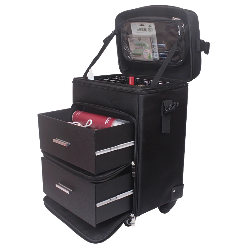 Unisex large capacity Trolley Cosmetic case,Nails Makeup Toolbox Rolling Luggage bag,Multifunction Beauty Tattoo Trolley Suitcas
Unisex large capacity Trolley Cosmetic case,Nails Makeup Toolbox Rolling Luggage bag,Multifunction Beauty Tattoo Trolley Suitcas