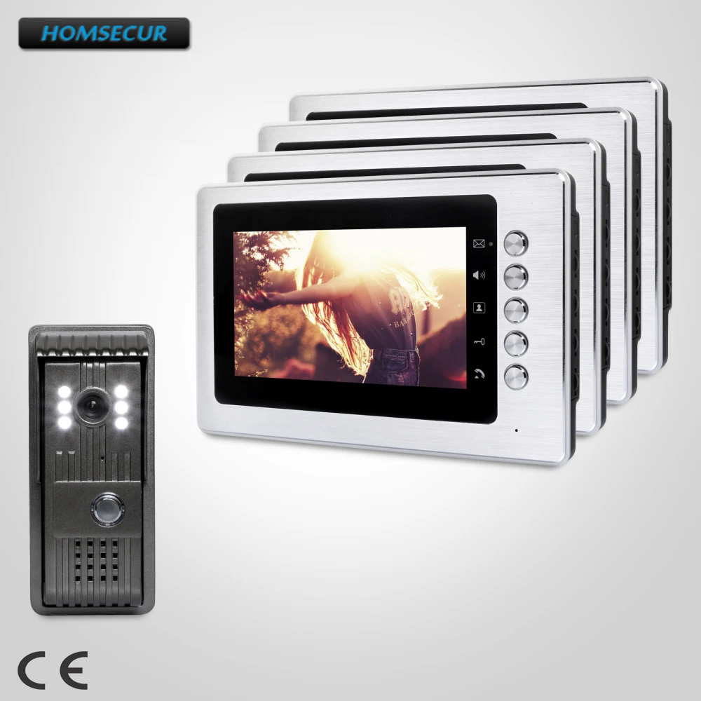 HOMSECUR 7" Video Door Intercom System with Intra-monitor Audio Intercom for House/ Flat XC003+XM705
HOMSECUR 7" Video Door Intercom System with Intra-monitor Audio Intercom for House/ Flat XC003+XM705