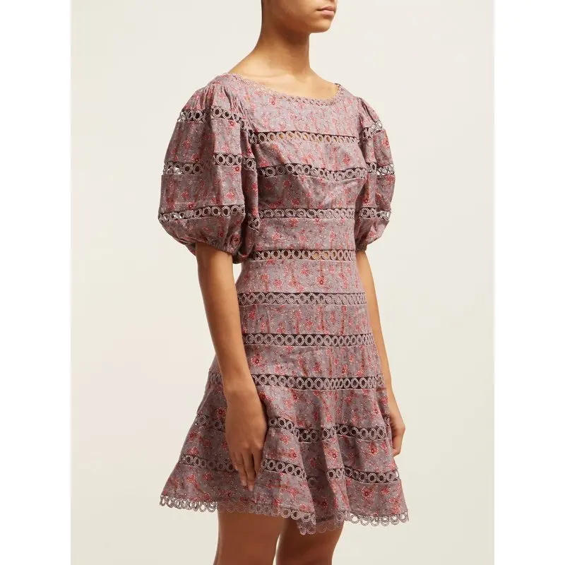 Australia Designer Brand Lace Dress for Women Lantern Sleeve Cotton and Linen Hollow Out Lace Dress
Australia Designer Brand Lace Dress for Women Lantern Sleeve Cotton and Linen Hollow Out Lace Dress
