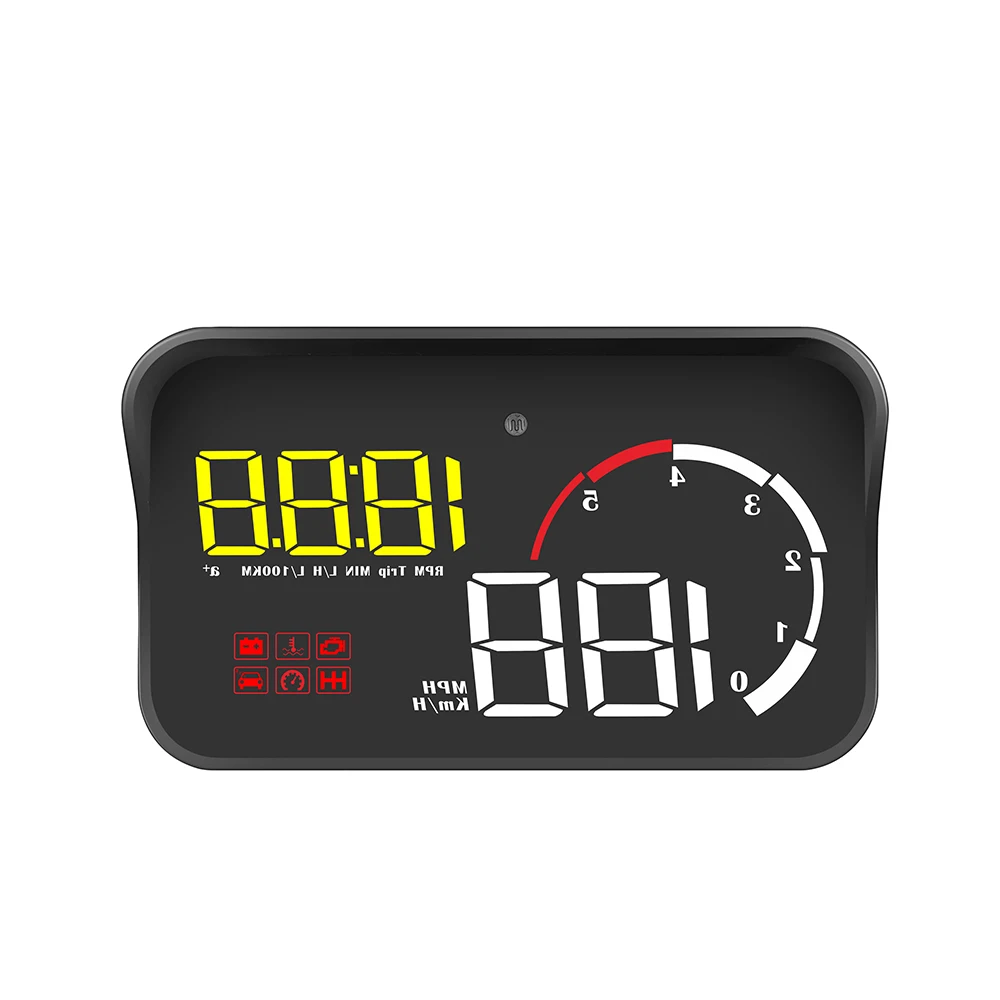 OBDHUD M10 Car HUD Head Up Display Car-styling Display Overspeed Warning Windshield Projector Alarm System Universal Projector
OBDHUD M10 Car HUD Head Up Display Car-styling Display Overspeed Warning Windshield Projector Alarm System Universal Projector