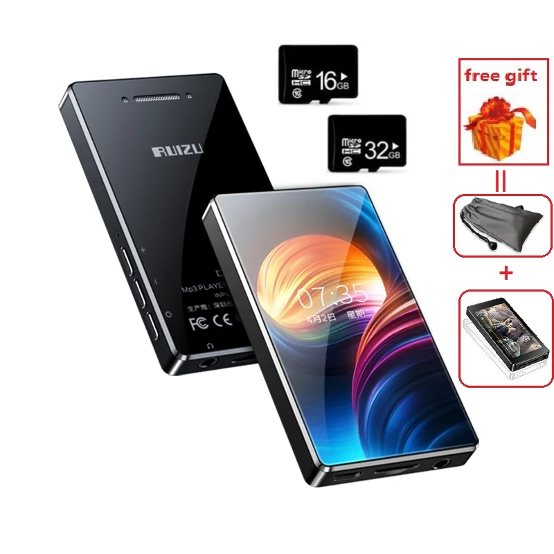 2019 Newest RUIZU D20 HD Full Touch Screen 3.0 inch 8gb FM radio E-Book HIFI Music MP3 Player Support 128GB Expand
2019 Newest RUIZU D20 HD Full Touch Screen 3.0 inch 8gb FM radio E-Book HIFI Music MP3 Player Support 128GB Expand