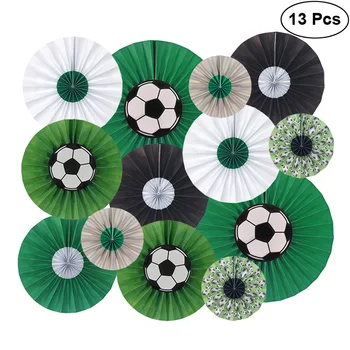 13 PCS Paper Fan Decors Hanging Football Thick Party Decors Decorations Kit Flower Fans For Birthday Festivals Photo Booth
13 PCS Paper Fan Decors Hanging Football Thick Party Decors Decorations Kit Flower Fans For Birthday Festivals Photo Booth