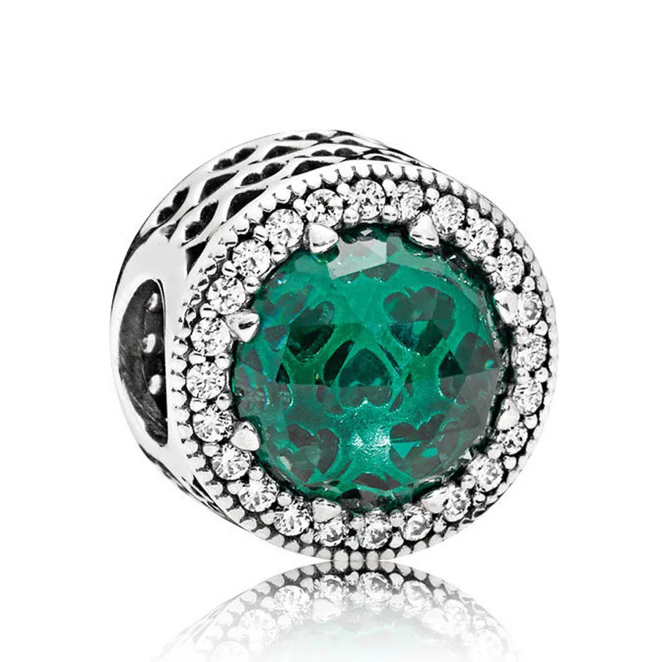 Authentic S925 Sterling Silver DIY Jewelry Radiant Hearts Charm fit Lady Bracelet Bangle Sea Green Crystals & Clear CZ
Authentic S925 Sterling Silver DIY Jewelry Radiant Hearts Charm fit Lady Bracelet Bangle Sea Green Crystals & Clear CZ