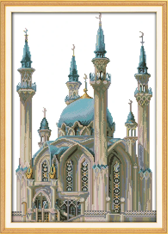 The blue castle (2), counted printed on fabric DMC 14CT 11CT Cross Stitch kits,embroidery needlework Sets, Home Decor
The blue castle (2), counted printed on fabric DMC 14CT 11CT Cross Stitch kits,embroidery needlework Sets, Home Decor