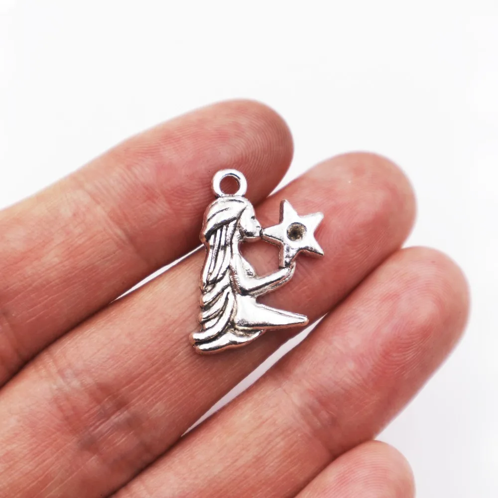 18pcs Assorted Antiqued silver Zodiac charms twelve constellations Virgo charms Metal sign pendant
18pcs Assorted Antiqued silver Zodiac charms twelve constellations Virgo charms Metal sign pendant