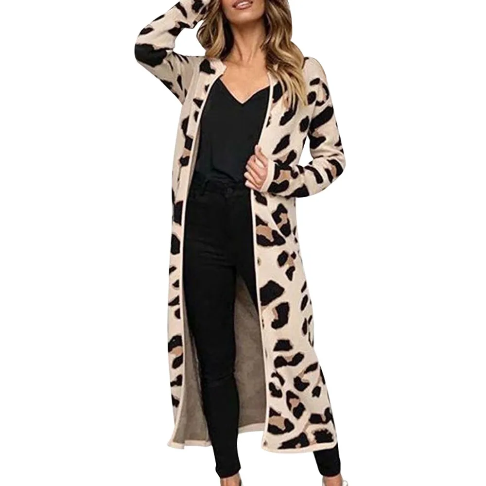 vetement femme 2018 Women Long Sleeve Leopard Print jackets Fashion womens Long Sleeve Cardigan Open Front Jacket Coat mujer
vetement femme 2018 Women Long Sleeve Leopard Print jackets Fashion womens Long Sleeve Cardigan Open Front Jacket Coat mujer