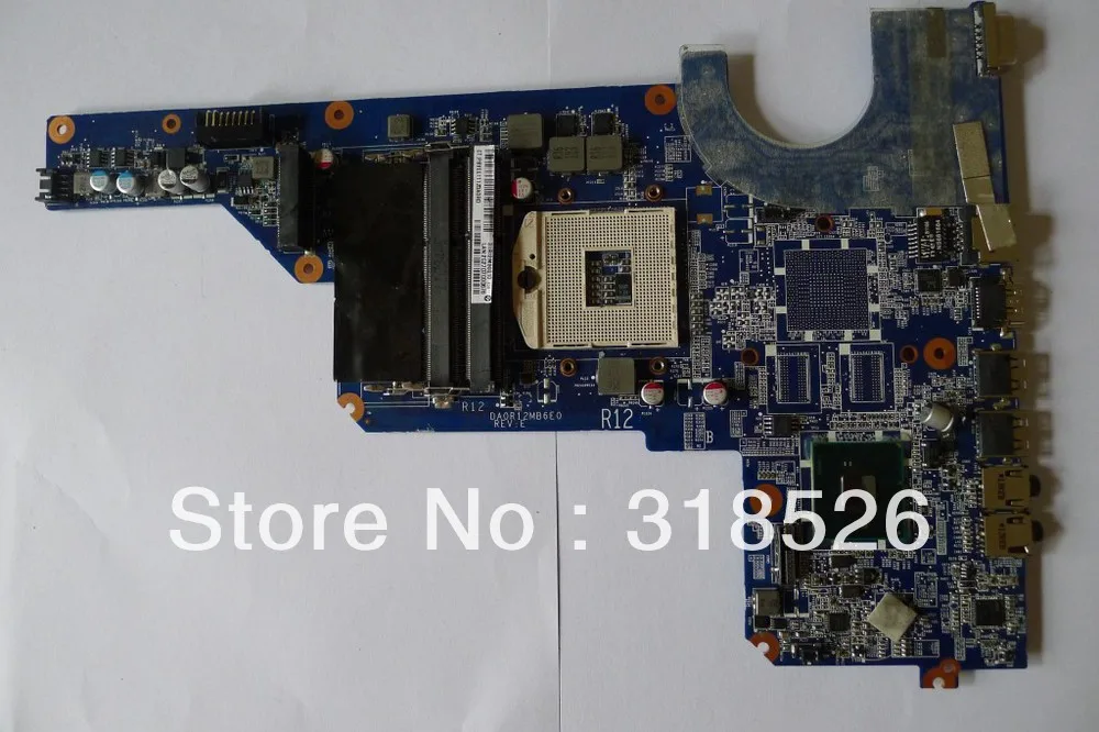 Laptop motherboard for HP G6 DDR3 645523-001 non-integrated and tested good