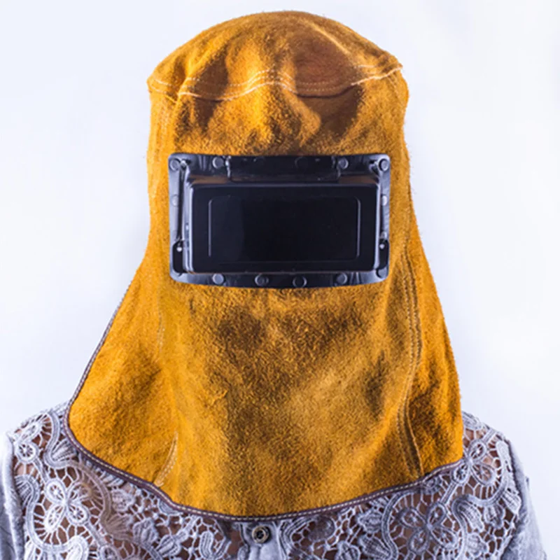 New Head-mounted Protective Welding Mask Pipework TIG Welding Mask Yellow Flip Leather Cowhide Welding Mask
New Head-mounted Protective Welding Mask Pipework TIG Welding Mask Yellow Flip Leather Cowhide Welding Mask