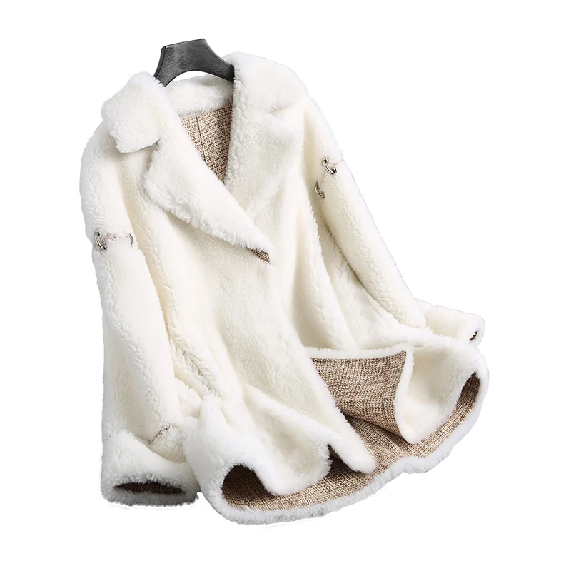 Autumn Winter Coat Women Clothes 2019 Korean Real Fur Coat 100% Wool Jacket Vintage Manteau Femme Hiver Slim Women Tops ZT1012
Autumn Winter Coat Women Clothes 2019 Korean Real Fur Coat 100% Wool Jacket Vintage Manteau Femme Hiver Slim Women Tops ZT1012