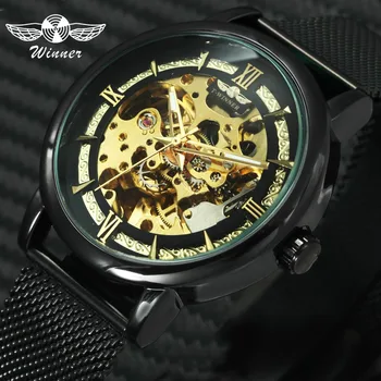 WINNER Royal Business Automatic Mechanical Watch Men Ultra Thin Mesh Strap Skeleton Mens Watches Top Brand Luxury Clock 2019
WINNER Royal Business Automatic Mechanical Watch Men Ultra Thin Mesh Strap Skeleton Mens Watches Top Brand Luxury Clock 2019