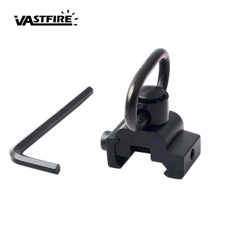 QD Push Button Quick Detach 1.25" Gun Sling Swivel Screws Mounting Set for Picatinny Hunting Accessory Rail & Quad Rail forends
QD Push Button Quick Detach 1.25" Gun Sling Swivel Screws Mounting Set for Picatinny Hunting Accessory Rail & Quad Rail forends