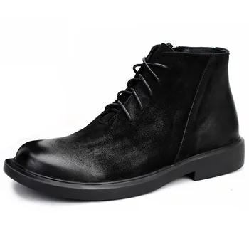 Chelsea boots male Genuine Leather Riding boots zipper short boots leisure high top shoes desert boots autumn winter army mens
Chelsea boots male Genuine Leather Riding boots zipper short boots leisure high top shoes desert boots autumn winter army mens
