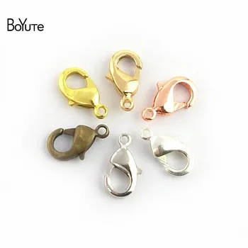 BoYuTe 100Pcs Good Quality Metal Copper Lobster Clasp Diy Hand Made Jewelry Accessories Clasps for Necklace Bracelets Making
BoYuTe 100Pcs Good Quality Metal Copper Lobster Clasp Diy Hand Made Jewelry Accessories Clasps for Necklace Bracelets Making