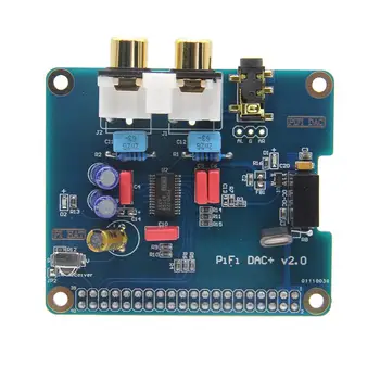 I2S Interface DAC+ HIFI Expansion Board, Audio Sound Card PCM5122 Module for Raspberry Pi 4 Model B /3B+(plus)/3B/2B
I2S Interface DAC+ HIFI Expansion Board, Audio Sound Card PCM5122 Module for Raspberry Pi 4 Model B /3B+(plus)/3B/2B