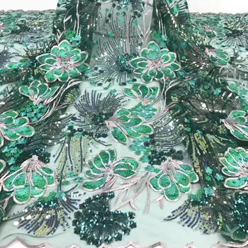 FolaSade top quality super big heavy all handwork French Lace fabric Green African tulle lace for big occasion 5 yards TZ841
FolaSade top quality super big heavy all handwork French Lace fabric Green African tulle lace for big occasion 5 yards TZ841