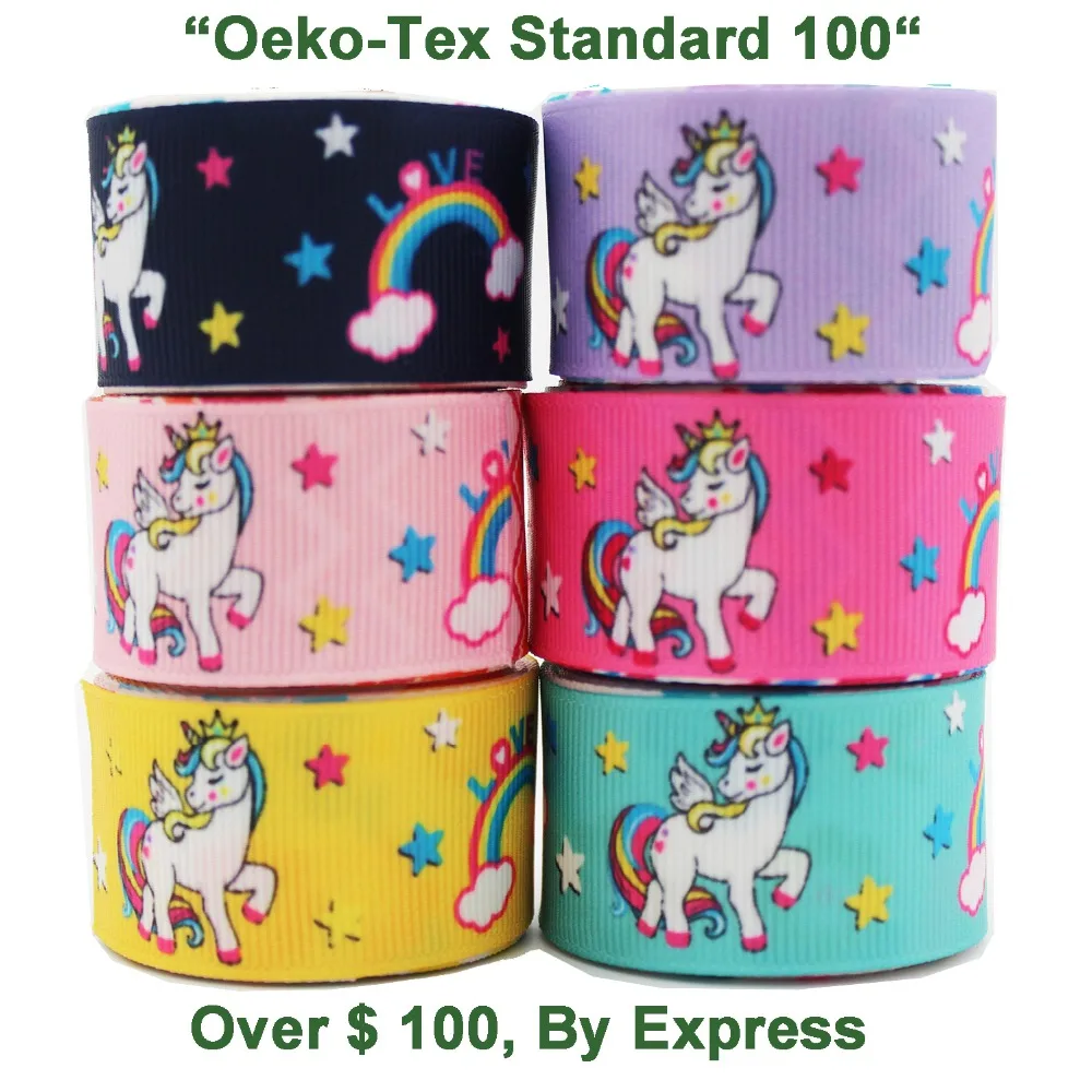 Grosgrain Printed Unicorn Ribbon 1" 25 MM Party Wedding Decoration Handmade Rose Flowers RibbonsTape 6 Colors
Grosgrain Printed Unicorn Ribbon 1" 25 MM Party Wedding Decoration Handmade Rose Flowers RibbonsTape 6 Colors