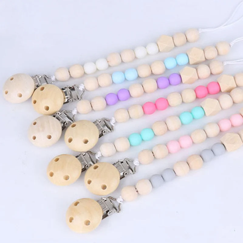 Baby Pacifier Clip Chain Wooden Beads Dummy Clip Chupetas Soother Chew Pacifier Clips Leash Nipple Holder Teether Anti-Drop Rope
Baby Pacifier Clip Chain Wooden Beads Dummy Clip Chupetas Soother Chew Pacifier Clips Leash Nipple Holder Teether Anti-Drop Rope