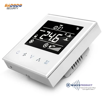 Z-Wave enabled thermostat Fan Coil Thermostat MH8 EU 868.42MHz frequency indoor temperature control fan coil system
Z-Wave enabled thermostat Fan Coil Thermostat MH8 EU 868.42MHz frequency indoor temperature control fan coil system