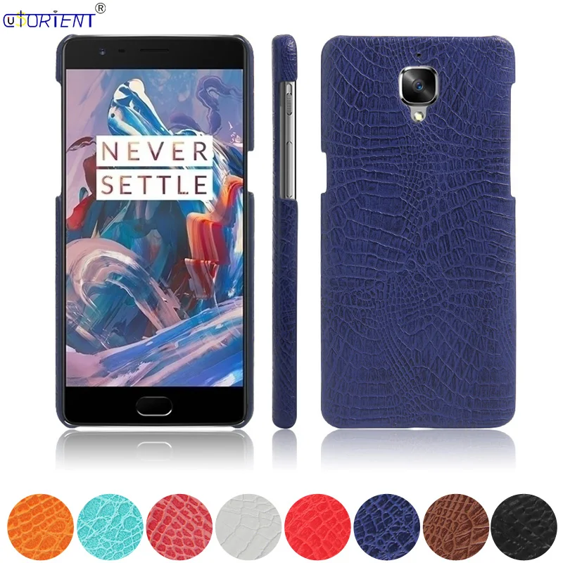 Чехол-бампер из крокодиловой кожи для Oneplus 3 Rain A3000 A3003 жесткий ударопрочный чехол
