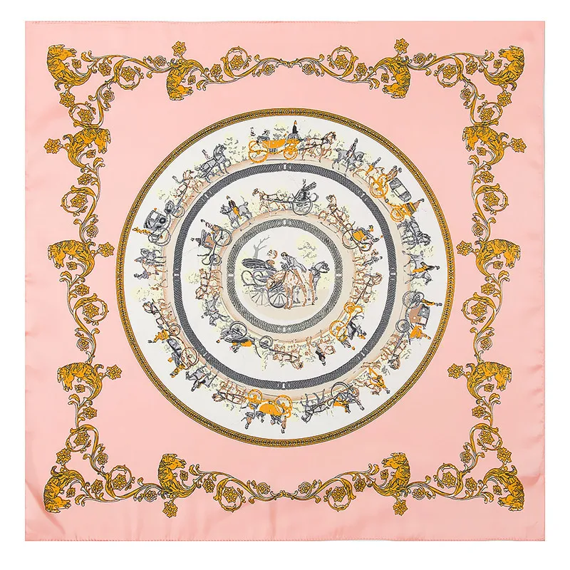 60cm*60cm 2019 New Luxury Brand Royal Carriage War Horse Print Women Twill Silk Scarf Small Square Scarves Hijab Headband
60cm*60cm 2019 New Luxury Brand Royal Carriage War Horse Print Women Twill Silk Scarf Small Square Scarves Hijab Headband