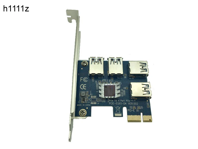 4 слота PCI-E 1-4 PCI Express 16X слот Внешняя Райзер карта адаптер плата PCIe порт множитель карты для машины для майнинга биткоинов
4 слота PCI-E 1-4 PCI Express 16X слот Внешняя Райзер карта адаптер плата PCIe порт множитель карты для машины для майнинга биткоинов