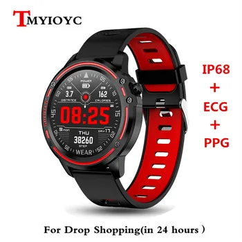 L8 Smart Watch Men women IP68 Waterproof ECG+PPG SmartWatch With Blood Pressure watch Heart Rate sports fitness watches PK L5
L8 Smart Watch Men women IP68 Waterproof ECG+PPG SmartWatch With Blood Pressure watch Heart Rate sports fitness watches PK L5