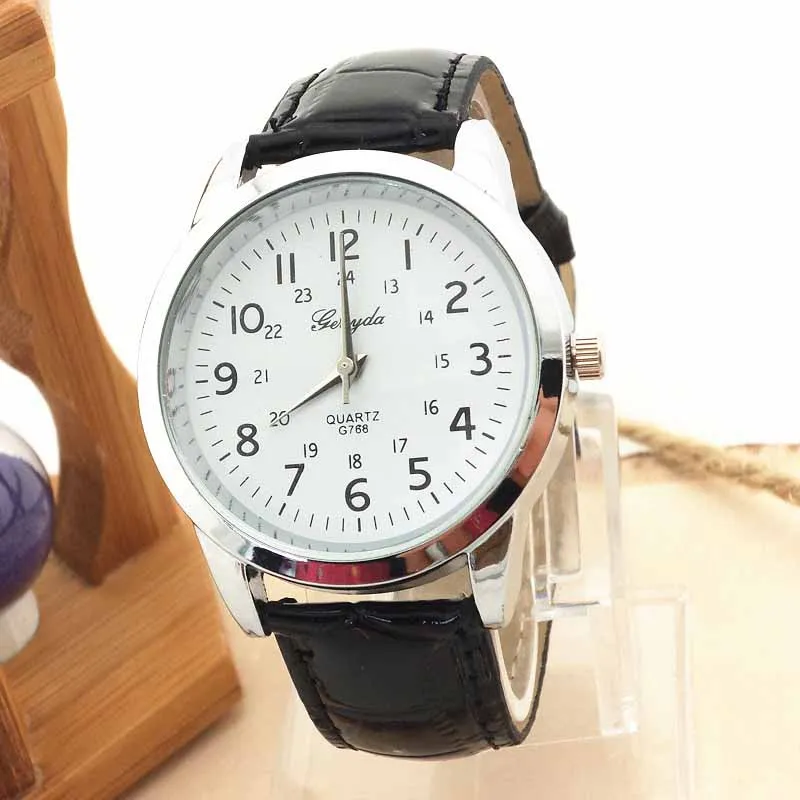 Quartz-Watch Women Casual Sport Wristwatch Women's Clocks Relogio Feminino Men Leather Strap Roman Numerals Dial Watch
Quartz-Watch Women Casual Sport Wristwatch Women's Clocks Relogio Feminino Men Leather Strap Roman Numerals Dial Watch