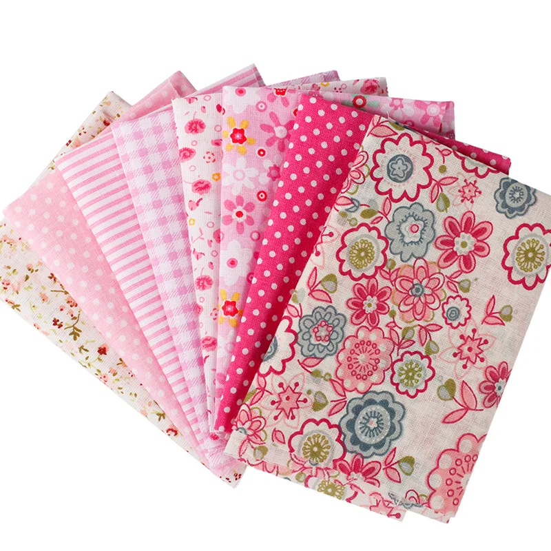 Cotton Fabric 8pcs Size 25X25cm 2017 Rushed New Clothing Pink Floral Pastoral Style For Diy Patchwork Fabrics And Crafts Cloth
Cotton Fabric 8pcs Size 25X25cm 2017 Rushed New Clothing Pink Floral Pastoral Style For Diy Patchwork Fabrics And Crafts Cloth