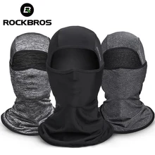 Rockbros caminhadas cachecol tubo de seda gelo bandana mulheres dos homens correndo ciclismo esportes ao ar livre máscara facial treinamento balaclava máscaras de pesca(China)