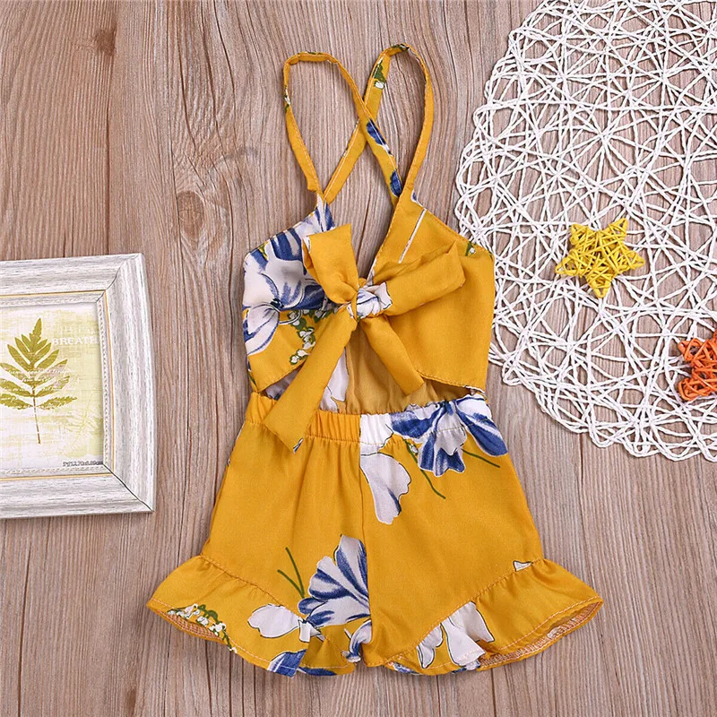 Summer baby clothes ropa bebe Baby Girl Floral Sling Romper Sleeveless Backless romper Jumpsuit Sunsuit Outfit Clothes 0-3Y
Summer baby clothes ropa bebe Baby Girl Floral Sling Romper Sleeveless Backless romper Jumpsuit Sunsuit Outfit Clothes 0-3Y