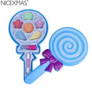 NICEXMAS Set Makeup Toy Cosmetic Princesses Cute Lollipop Shape Eyeshadow Lipstick Toy Gift Box for Girls Teens
NICEXMAS Set Makeup Toy Cosmetic Princesses Cute Lollipop Shape Eyeshadow Lipstick Toy Gift Box for Girls Teens
