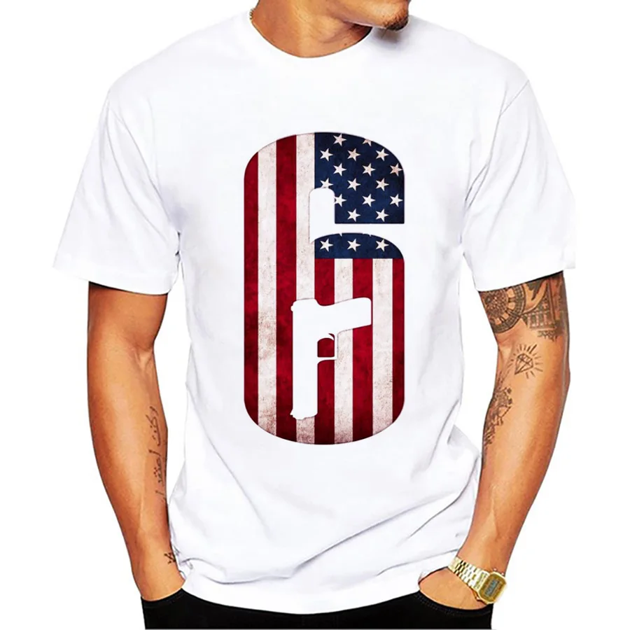Creative t shirt Men rainbow six siege Summer white Round Neck funny T Shirt Men's Tom clancys rainbow six siege cool tee
Creative t shirt Men rainbow six siege Summer white Round Neck funny T Shirt Men's Tom clancys rainbow six siege cool tee