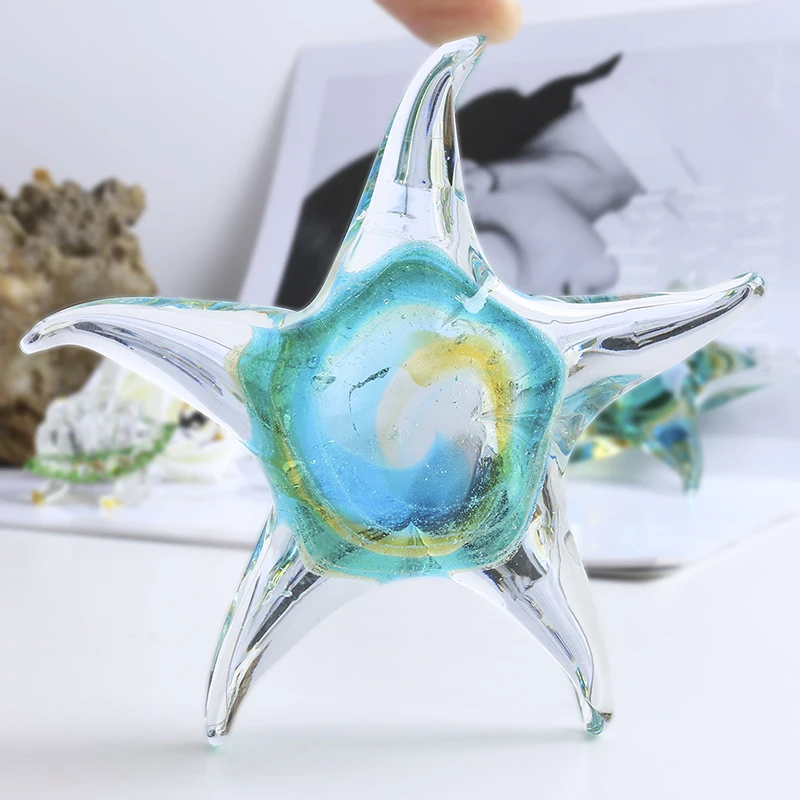 H&D Handmade Starfish Art Art Glass Blown Sea Animal Figurine Ornament Souvenir Home Wedding Gifts Decoration
H&D Handmade Starfish Art Art Glass Blown Sea Animal Figurine Ornament Souvenir Home Wedding Gifts Decoration